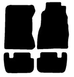 Nissan 300ZX  (Twin Turbo) 1989-1995 Black Luxury Velour Tailored Car Mats NV HITECH