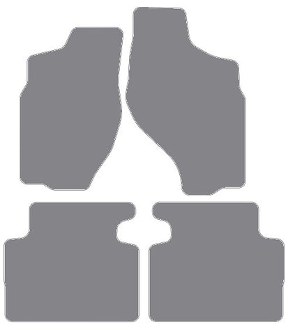 Nissan Terrano 1993-1998 Grey Premium Carpet Tailored Car Mats NV HITECH