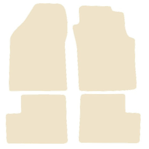 Nissan Sunny 5dr 1991-1995 Beige Luxury Velour Tailored Car Mats NV HITECH