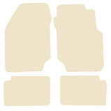 Nissan Sunny 3dr 1991-1995 Beige Luxury Velour Tailored Car Mats NV HITECH