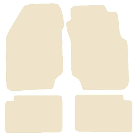 Nissan Sunny 3dr 1991-1995 Beige Luxury Velour Tailored Car Mats NV HITECH