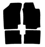 Nissan Sunny 5dr 1989-1989 Black Premium Carpet Tailored Car Mats NV HITECH