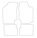 Nissan Sunny 5Dr 1989-1989 Tailored VS Rubber Car Mats