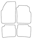 Nissan Primera 1996-2001 Tailored VS Rubber Car Mats