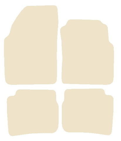 Nissan Primera 1996-2001 Beige Luxury Velour Tailored Car Mats NV HITECH