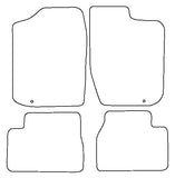 Nissan Figaro 1990-1992 Tailored VS Rubber Car Mats