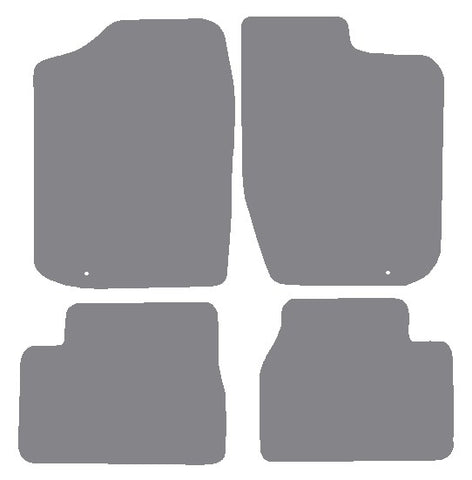 Nissan Figaro 1990-1992 Grey Premium Carpet Tailored Car Mats NV HITECH