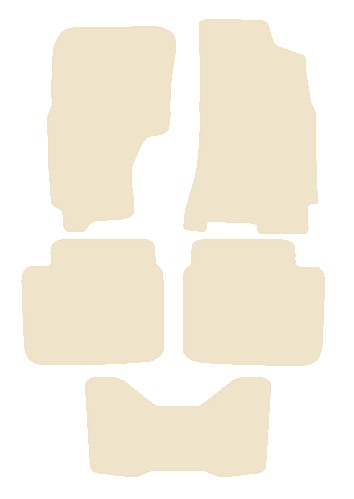 Nissan Skyline R33 1994-1998 Beige Luxury Velour Tailored Car Mats NV HITECH