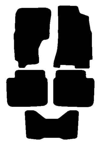 Nissan Skyline R33 1994-1998 Black Luxury Velour Tailored Car Mats NV HITECH