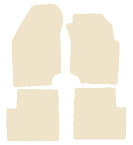 Nissan Almera 5 dr 1995-2000 Beige Luxury Velour Tailored Car Mats NV HITECH