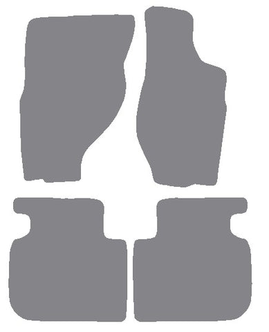 Nissan Terrano II 1998-2004 Grey Premium Carpet Tailored Car Mats NV HITECH