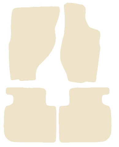 Nissan Terrano II 1998-2004 Beige Luxury Velour Tailored Car Mats NV HITECH
