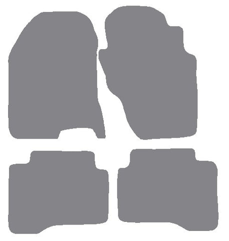 Nissan X-Trail 2001-2007 Grey Premium Carpet Tailored Car Mats NV HITECH