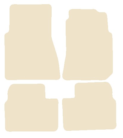 Nissan Skyline R32 1989-1993 Beige Luxury Velour Tailored Car Mats NV HITECH