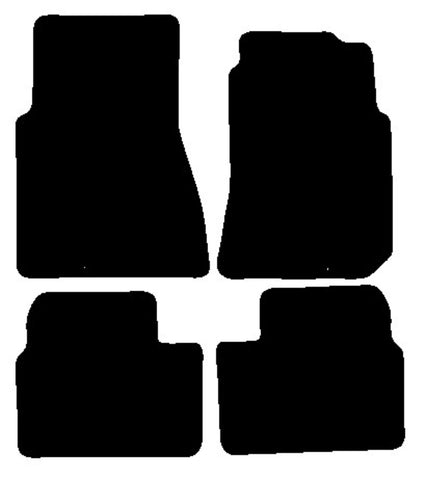 Nissan Skyline R32 1989-1993 Black Premium Carpet Tailored Car Mats NV HITECH