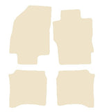 Nissan Primera 2002-2008 Beige Luxury Velour Tailored Car Mats NV HITECH