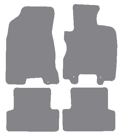 Nissan X-Trail 2007-2014 Grey Premium Carpet Tailored Car Mats NV HITECH