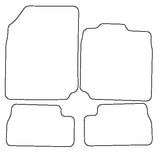 Nissan Micra K12 2002-2008 Tailored VS Rubber Car Mats