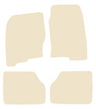 Nissan Navara 2005-2010 Beige Luxury Velour Tailored Car Mats NV HITECH