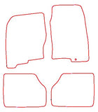Nissan Navara D40 2005-2010 Tailored VS Rubber Car Mats