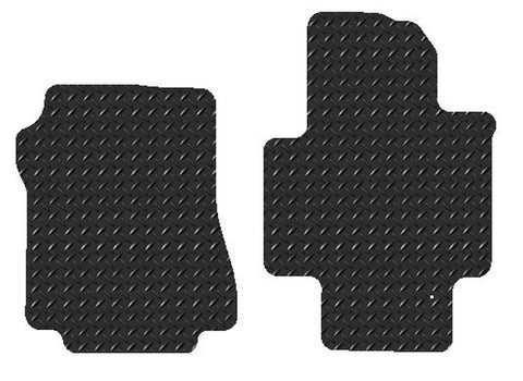 Nissan NV200 Van 2009-2019 Chequered Rubber Tailored Van Mats HITECH