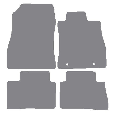 Nissan Juke 2010-2019 Grey Premium Carpet Tailored Car Mats NV HITECH