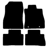 Nissan Juke 2010-2019 Black Luxury Velour Tailored Car Mats NV HITECH