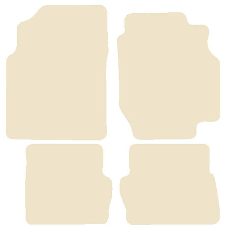 Nissan Almera 5dr 2000-2006 Beige Luxury Velour Tailored Car Mats NV HITECH