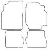 Nissan Almera 5dr 2000-2006 Tailored VS Rubber Car Mats