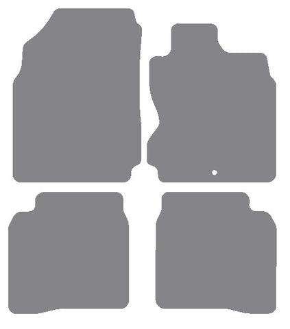 Nissan Note 2004-2013 Grey Premium Carpet Tailored Car Mats NV HITECH