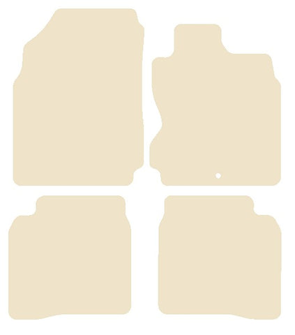 Nissan Note 2004-2013 Beige Luxury Velour Tailored Car Mats NV HITECH