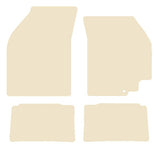 Nissan Pixo 2009-2014 Beige Luxury Velour Tailored Carpet Car Mats NV HITECH