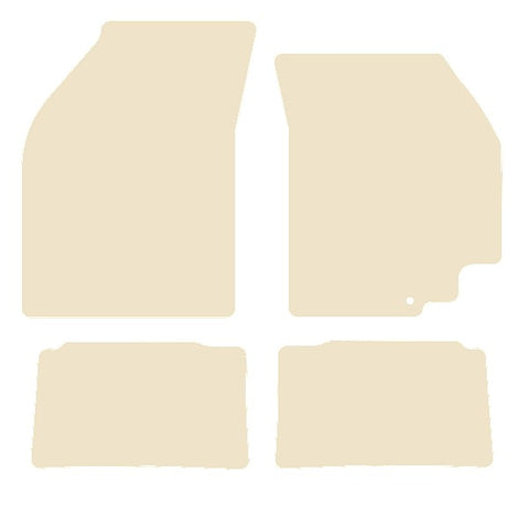 Nissan Pixo 2009-2014 Beige Luxury Velour Tailored Carpet Car Mats NV HITECH