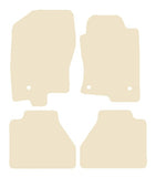 Nissan Navara 2010-2015 Beige Luxury Velour Tailored Car Mats NV HITECH