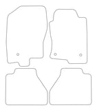 Nissan Navara 2010-2015 Tailored VS Rubber Car Mats