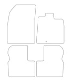 Nissan Micra Mk4 2010-2017 Tailored VS Rubber Car Mats