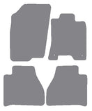 Nissan Navara NP300 2016 onwards Grey Premium Carpet Tailored Car Mats NV HITECH