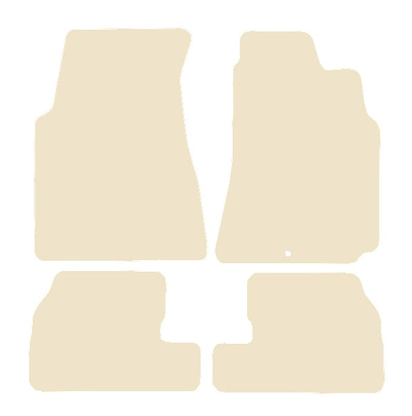 Nissan Silvia 1999-2002 Beige Luxury Velour Tailored Car Mats NV HITECH