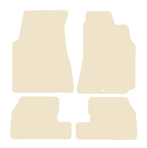 Nissan Silvia 1999-2002 Beige Luxury Velour Tailored Car Mats NV HITECH