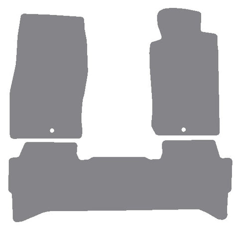 Nissan Patrol (Y61) 1997-2013 Grey Premium Carpet Tailored Car Mats NV HITECH
