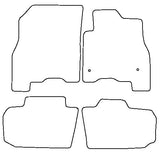 Nissan Leaf 2013-2017 Tailored VS Rubber Car Mats