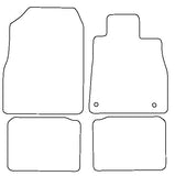 Nissan Micra Mk5 2017 onwards Tailored VS Rubber Car Mats