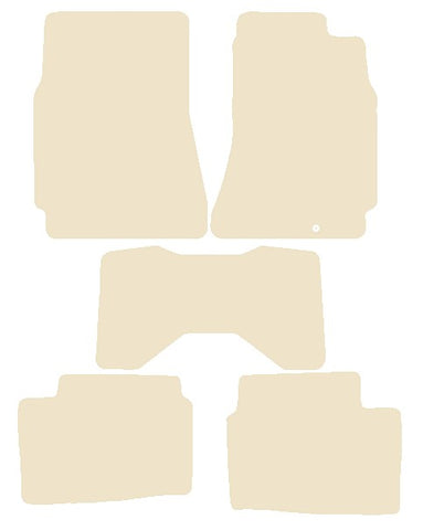 Nissan Skyline R33 GTST 1994-1998 Beige Luxury Velour Tailored Car Mats NV HITECH