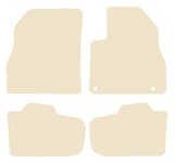 Nissan Leaf 2010-2013 Beige Luxury Velour Tailored Car Mats NV HITECH