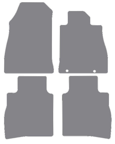 Nissan Pulsar 2014-2018 Grey Premium Carpet Tailored Car Mats NV HITECH