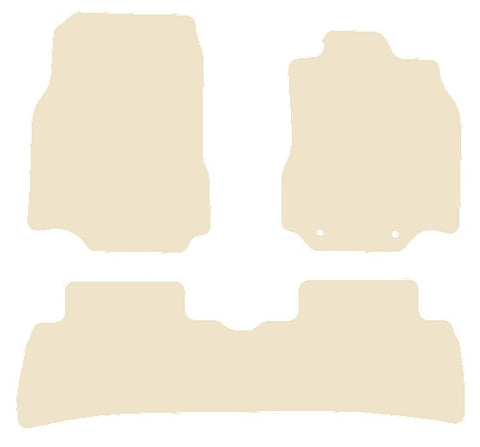 Nissan Cube 2008-2014 Beige Luxury Velour Tailored Car Mats NV HITECH
