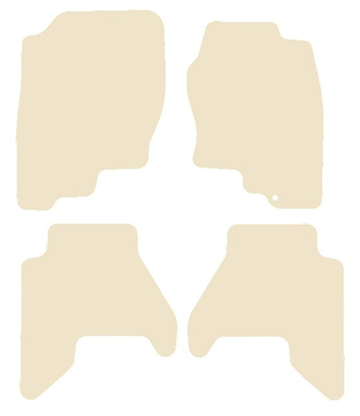 Nissan Pathfinder R51 5 Seater 2005-2012 Beige Luxury Velour Tailored Car Mats NV HITECH
