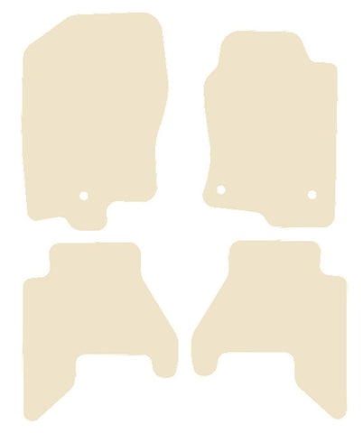 Nissan Pathfinder R52 5 Seater 2012-2021 Beige Luxury Velour Tailored Car Mats NV HITECH