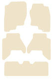 Nissan Pathfinder R51 7 Seater 2005-2012 Beige Luxury Velour Tailored Car Mats NV HITECH