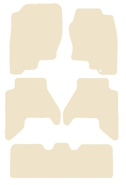 Nissan Pathfinder R51 7 Seater 2005-2012 Beige Luxury Velour Tailored Car Mats NV HITECH